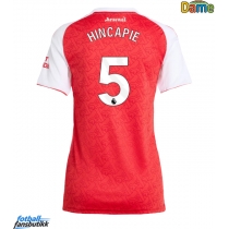 Arsenal Piero Hincapie #5 Hjemmedrakt Dame 2025-26 Kortermet